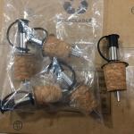 Hot Sale Cork Stainless Steel Oil/Wine Pourer with Cork Stopper, Good Quality