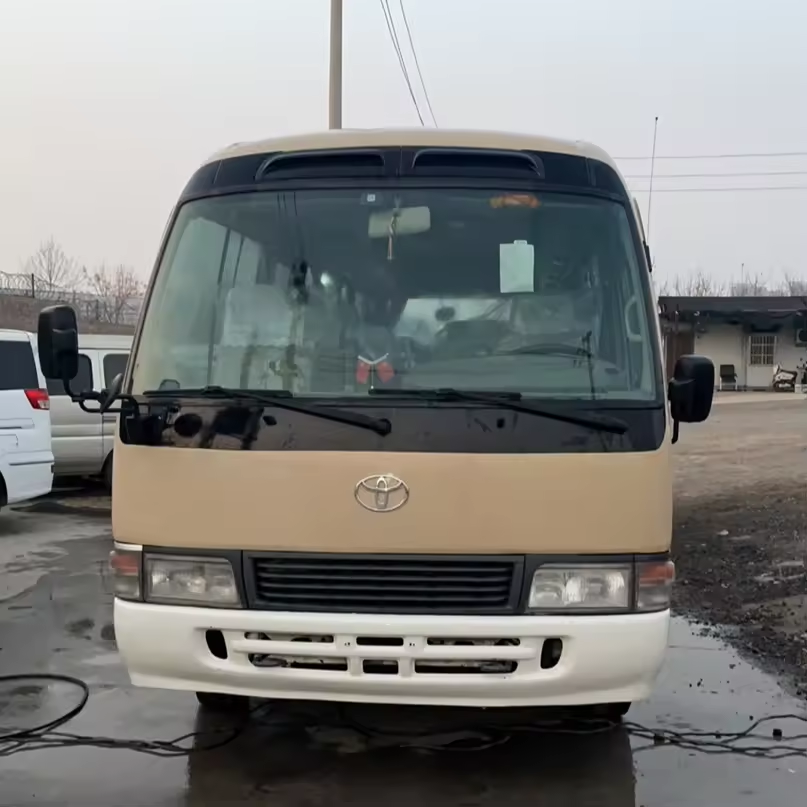 7005*2040*2785 Good Condition 30 Seats Mini Bus Or Used Toyo ta Coaster Bus Hot Sal