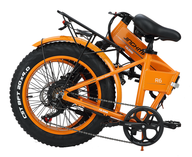 One Seat 48V 500W 20" Fat Tyre Electric Bike 10Ah Lithium Battery 5 Assist Foldable Dropship Electric Fat Bike