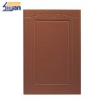 Pvc Film Laminated Bathroom Vanity Replacement Doors 338 * 668mm Wood Grain