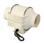 240V 4 inch 2 Speeds Control Hydroponic Grow System Inline Duct Fan for Air