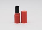 Color Matching Cylindrical Plastic Lipstick Tube , Empty Liquid Lipstick