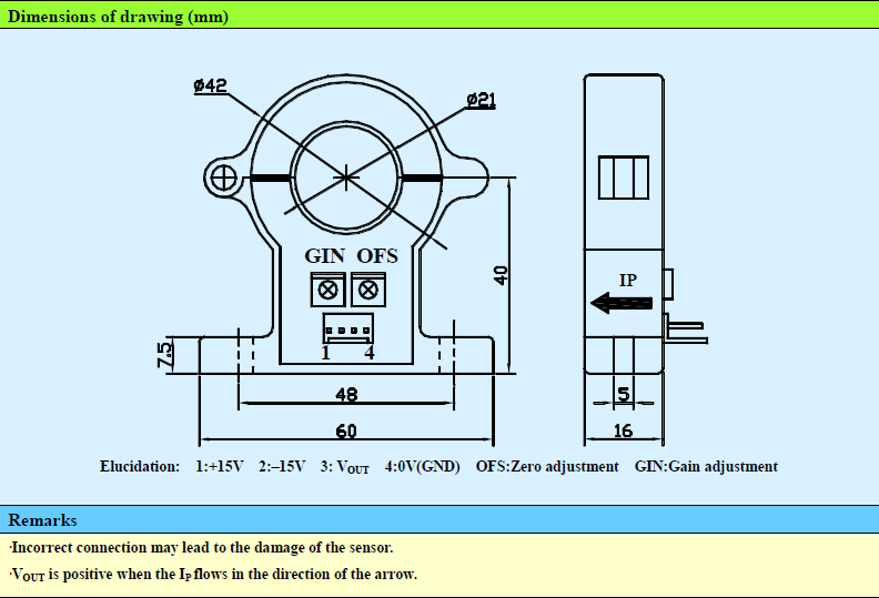 Open Loop Hall Effect Current Transducer for UPS Servo Control Systems