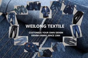 Quality Popular 9 Oz Cotton Polyester Denim Fabric Jean Fabric Textile wholesale