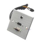 Hot sale aluminum electrical wall mount media panel socket