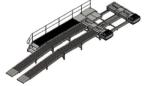 CTDCG-15 Auto Car Three Axis Six Roller Vehicle Chassis Dynamometer Horsepower