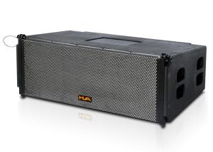 Quality Dual 12&quot; black Active Line Array Speakers wholesale