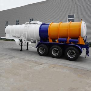 Quality 19000 Liters 3 Axle CIMC Sulfuric Acid Tanker Trailer wholesale