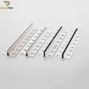 Quality 2.5 Meters Aluminium Expansion Joint For Tile Edges Protection wholesale