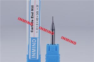 Quality 0.1mm - 0.9mm Carbide Micro End Mill with TiSiN Coating High Hardness wholesale
