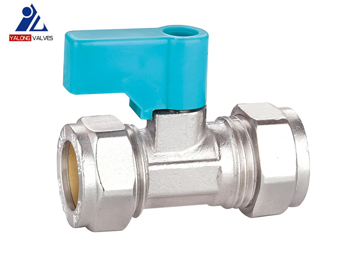 Plastic Handle Pex Isolation Valve Hpb 57 Mini Brass Valve