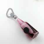 Shinny Gifts Beer Bottle Shape Liquid Bottle Opener with Magnet Promo Gifts