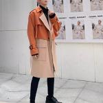 New Fashion Black Men Custom Bomber Trench Coat