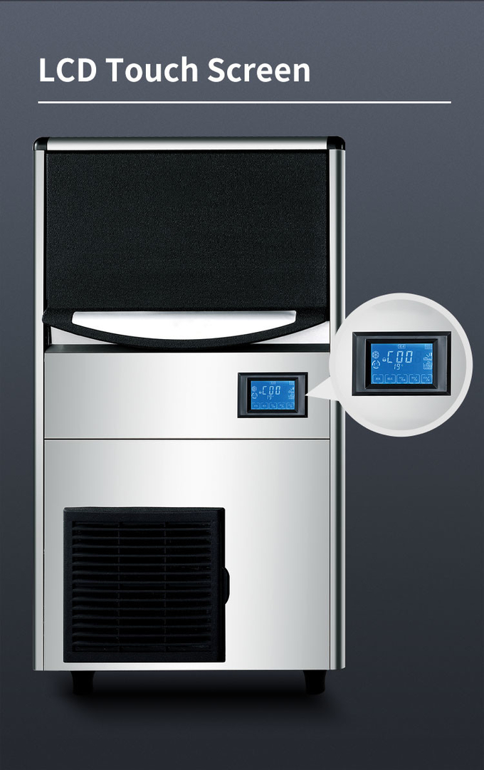 Commercial 150Lb Automatic Ice Machine For Bar Shop 60kg Air Cooling