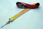 Colorful Event Staff Flat Polyester Lanyards With Logo / Safety Neck Lanyards