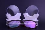 Hard Coating Semi Finished CR 39 Lenses , 1.56 NK55 Reading Glasses Lenses Blank