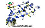Floating Blue 50 x 40M Water Park Inflatable Water Island Park