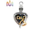 42 x 23 MM Cremation Jewelry Engraved Necklace Charms