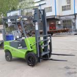 Three-point electric forklift small storage handling equipment
