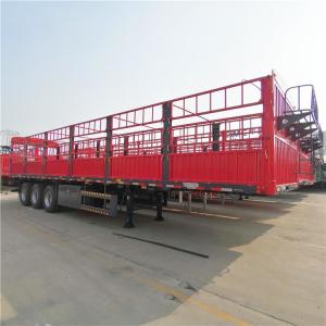 Quality Stake Utility Cow Carrier Livestock CIMC Sideboard Semi Trailer wholesale