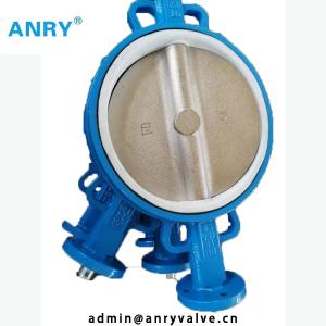 Quality Industry PTFE Lined Stainless Steel Butterfly Valve SS304 Disc Butterfly Valve wholesale