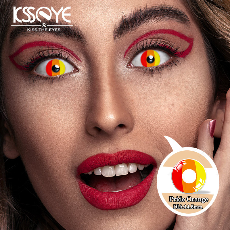 KSSEYE Crazy Halloween Contact Lens For Party Scary Eyes Contact Lenses