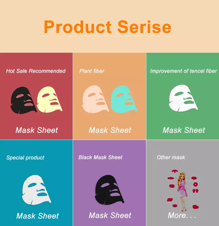 Beauty Supplies Dry 2 Layers Facial Mask Sheet Facial Mask Deep Cleaning Facial Mask