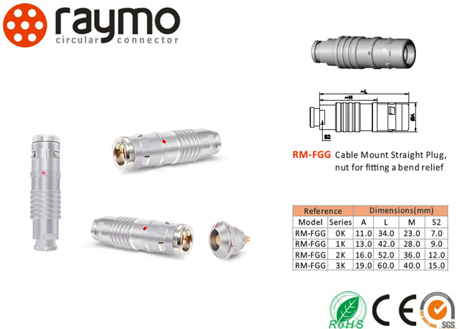 Raymo Electrical Power Connector Long Durability Anti UV Radiation Long Durability