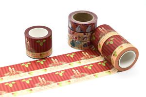 Quality Decorative Paper Crafts 15mm*10m Christmas Washi Tape wholesale