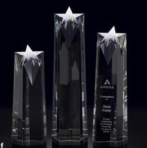 Quality crystal star trophy/crystal top star trophy/crystal star award/star award/crystal awards wholesale