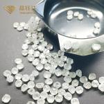 Full White Color Rough Lab Grown Diamonds D E F G Unpolished