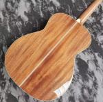 Custom 40 "full solid wood OM42 series yellow acoustic guitar Martin guitar