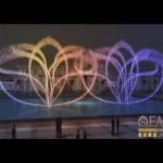 Multicolored shining manufacturer multimedia fountain Chinese experienced
