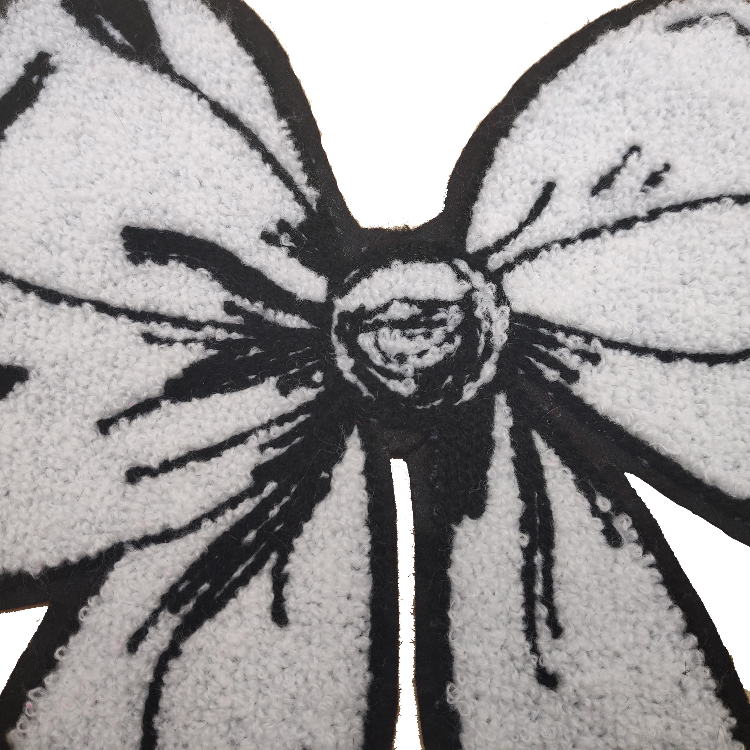 OEM 30*20CM Towel BowKnot Sew On Dress Girls Bow Towel Patch