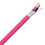 2 Cores 22/24AWG Flexible Wire Shield Cable 2.5mm2 Red Fire Alarm Cable for