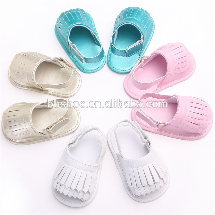 2019 Hot selling infant Sandals Tassel Casual Slipper baby shoes for Boy and Girl
