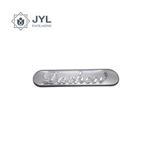 Quality Matte Metal Sticker Labels , Anodised Aluminium Labels 0.5mm Thick wholesale