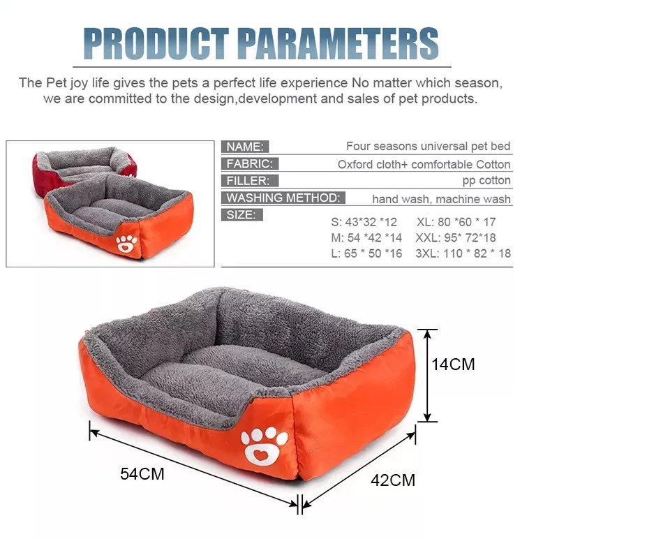 Custom Breathable Pet Crate Bed Dog Sofa Bed Double Sided