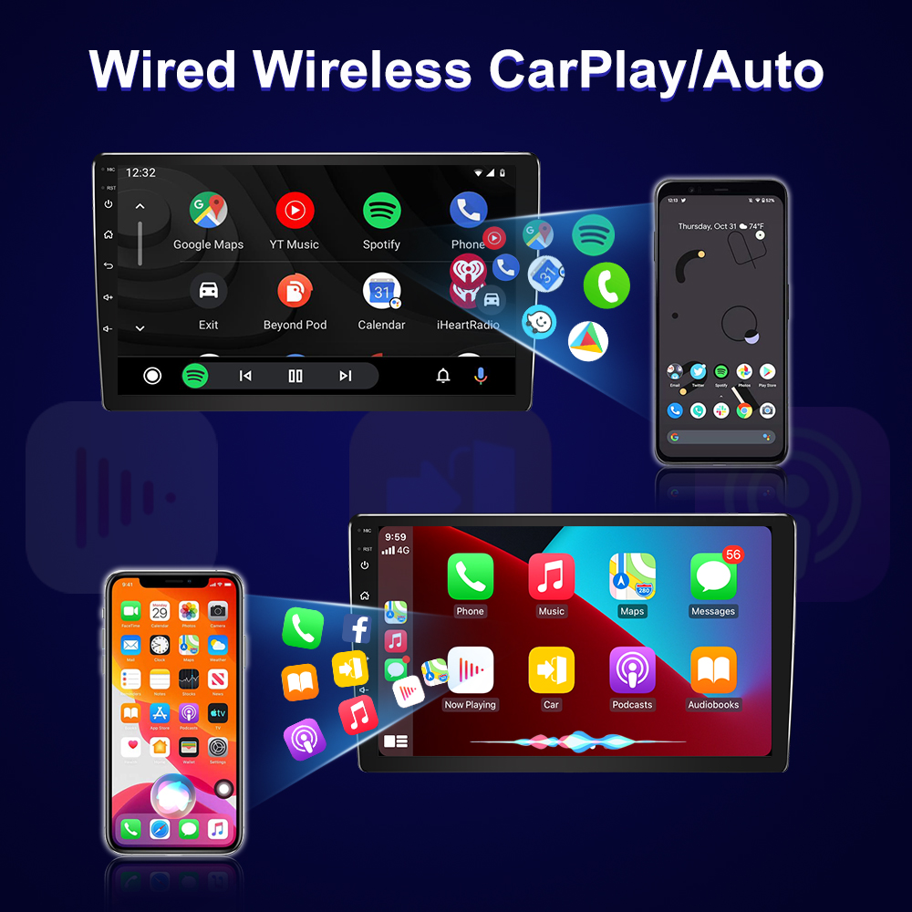 Car Radio For Car Player Android OS WIFI GPS Navigation Included