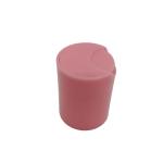 Ribbed Closure Style Press Aluminum Top Bottle Plastic Sliver Disc Cap For