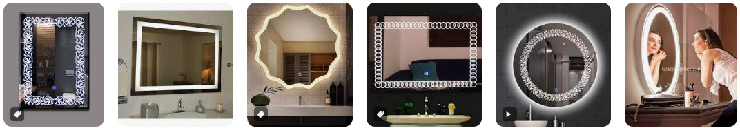 Rectangular LED Bathroom Mirror Anti Fog LED Light Mirror