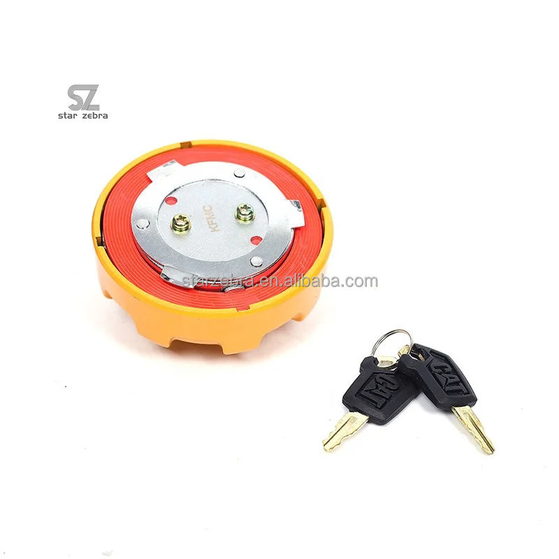 E200B Fuel Tank Cap With Keys for Yellow Excavator Performance