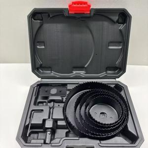Quality Customizable 8PC High Carbon Steel Hole Saw Set 50# Material Black Oxide wholesale