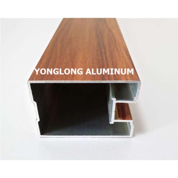Natural Anodized Aluminium Sliding Wardrobe Door Profiles For Interior