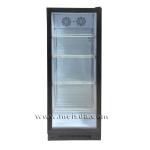 330L single glass door upright beverage showcase super market beverage cooler