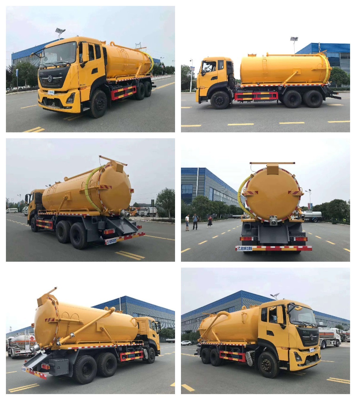 4x2 Chinese Dongfeng 6000 Liters Sewage Suction Truck