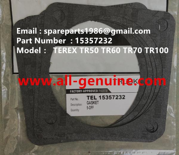 TEREX 15357232 GASKET SKF FAG KOYO CUMMINS QUARRY NHL RIGID DUMP TRUCK TR35 TR50
