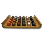 bamboo coffee pod coffee tea dispenser