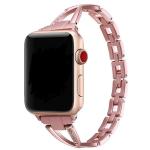 Metal Diamond Apple Smart Watch Strap Apple X Shaped