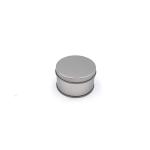 Cylinder Rustproof Printed Tin Boxes Multipurpose With PVC Window